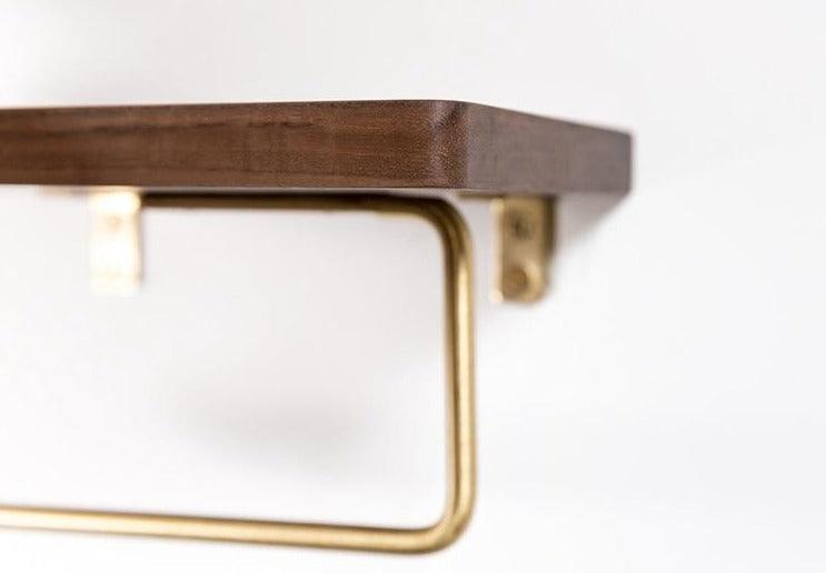 Versatile Wooden Toilet Roll Organizer