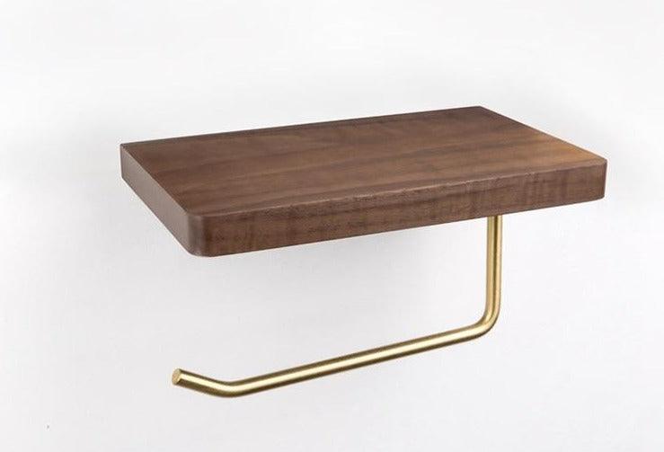 Versatile Wooden Toilet Roll Organizer