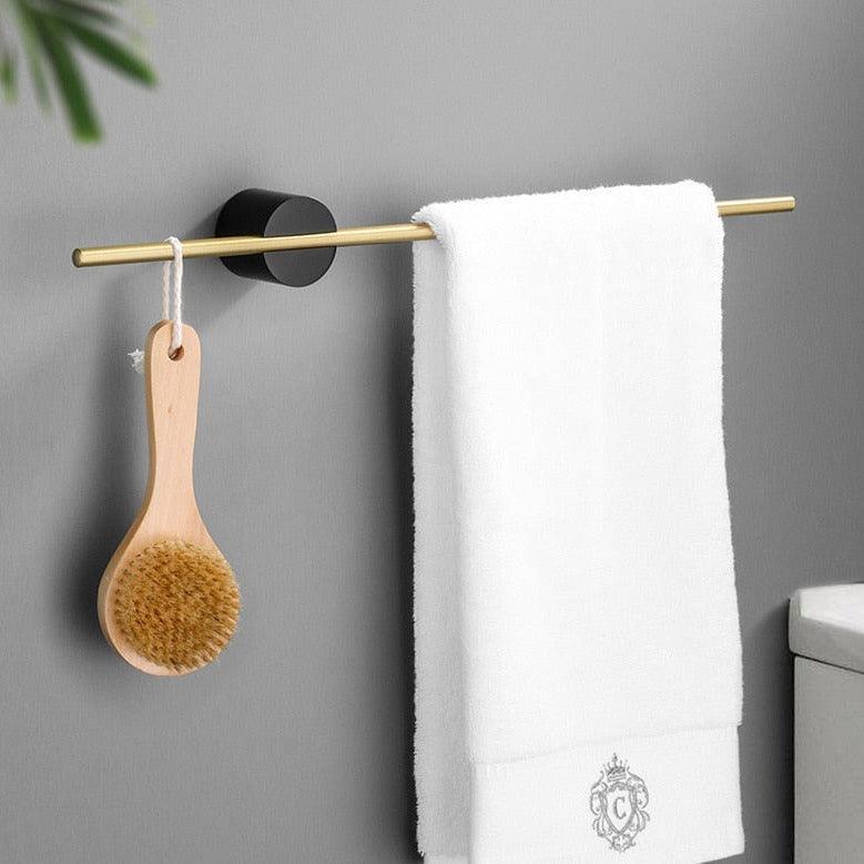 Sleek Contemporary Metal Towel Rack